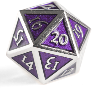 a d20 dice
