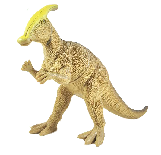 a parasaurolophus toy
